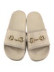 Gucci Horsebit Accent Rubber Slides