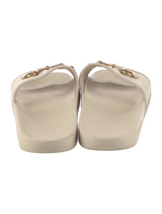 Gucci Horsebit Accent Rubber Slides