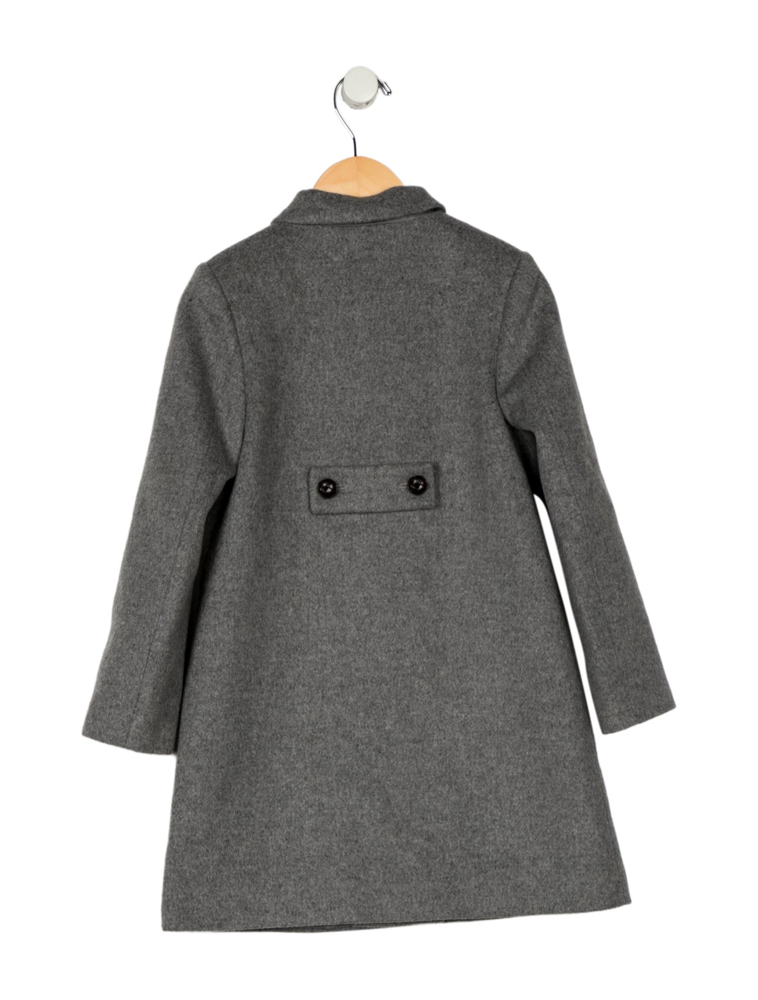 Gucci toddler girls; grey coat