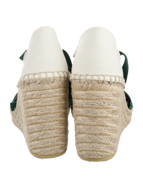 Gucci Web Accent Canvas Espadrilles