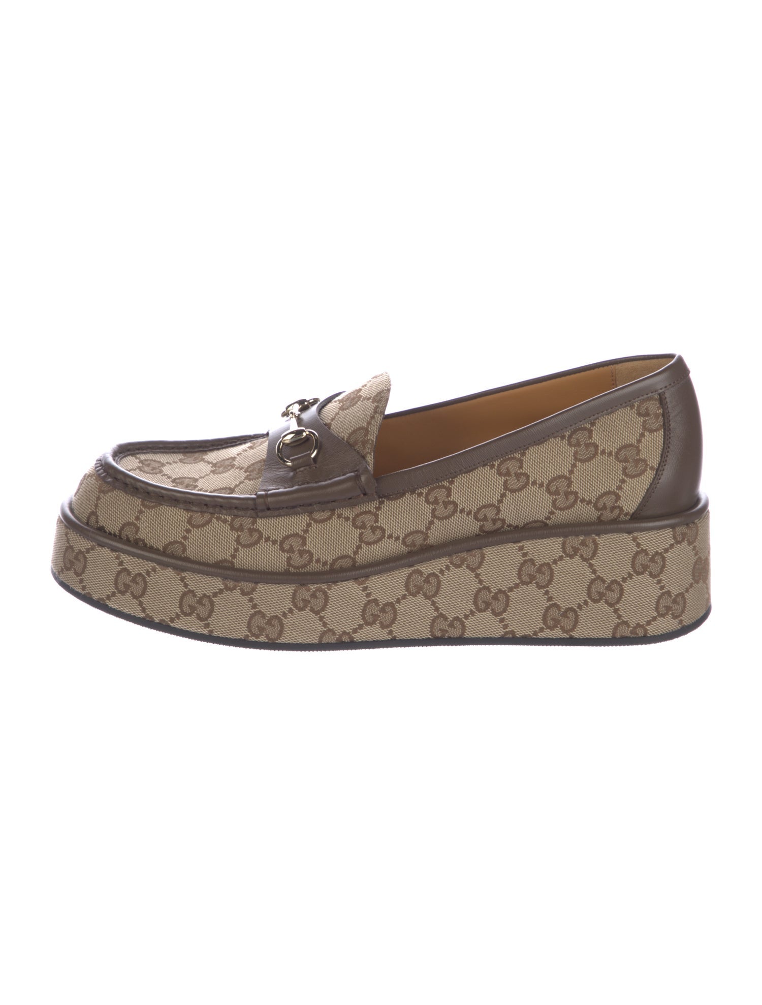 Gucci GG Canvas Canvas Loafers