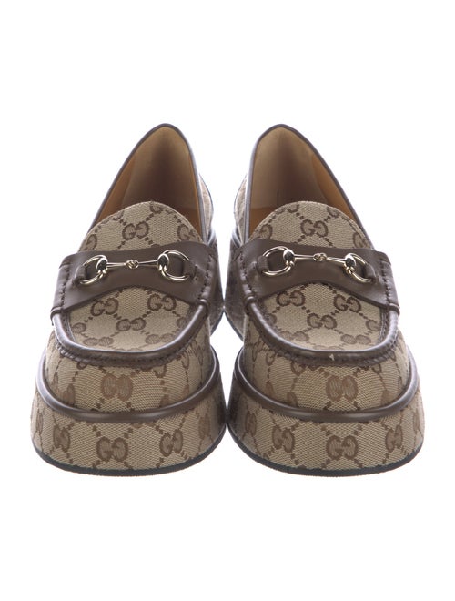 Gucci GG Canvas Canvas Loafers
