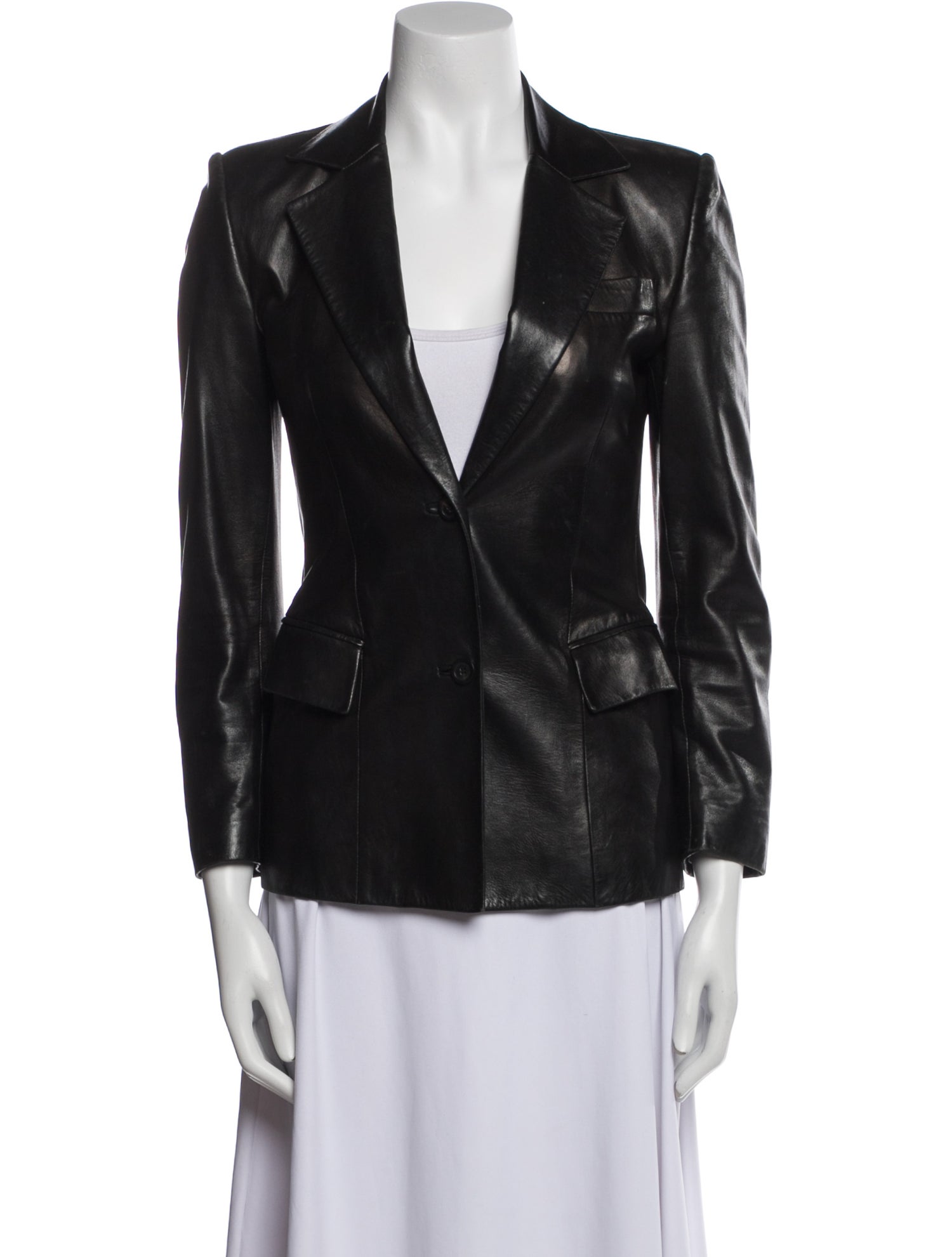 Gucci Leather Blazer