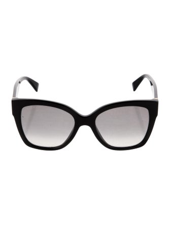 Gucci Web Accent Oversize Sunglasses