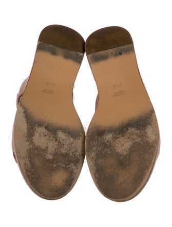 Gucci Interlocking G Logo Suede Slides