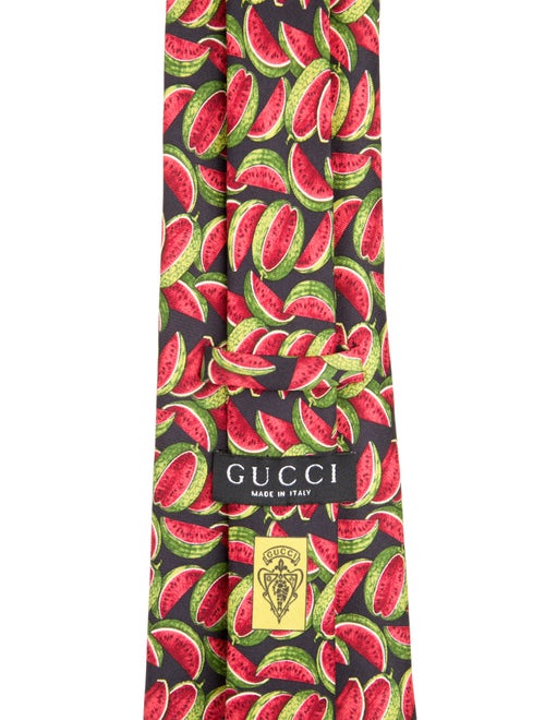 Gucci Silk Pattern Tie