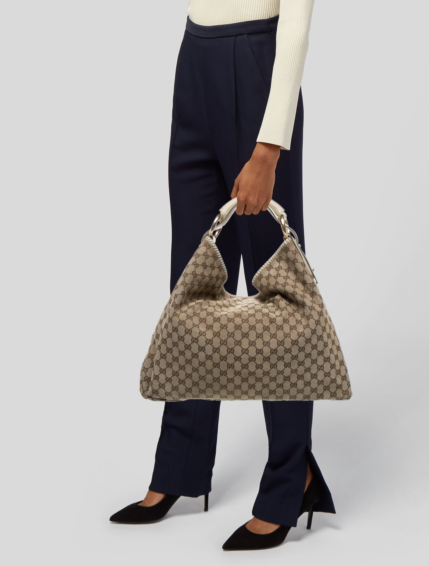 Gucci GG Canvas Hobo
