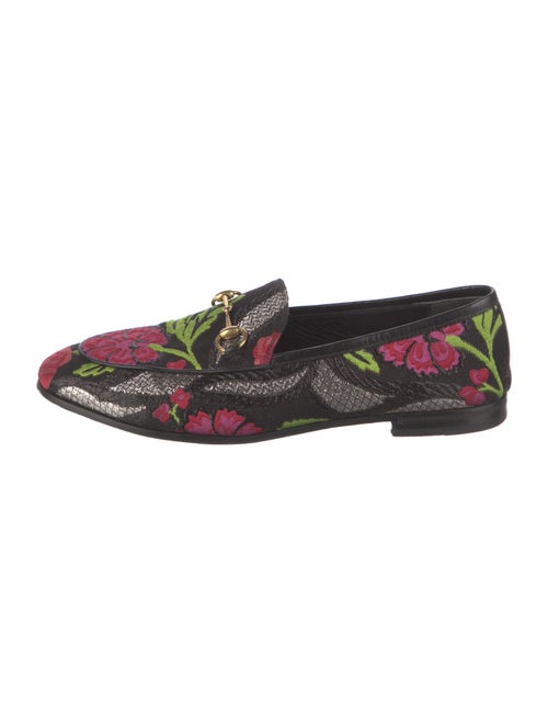 Gucci Floral Print Loafers