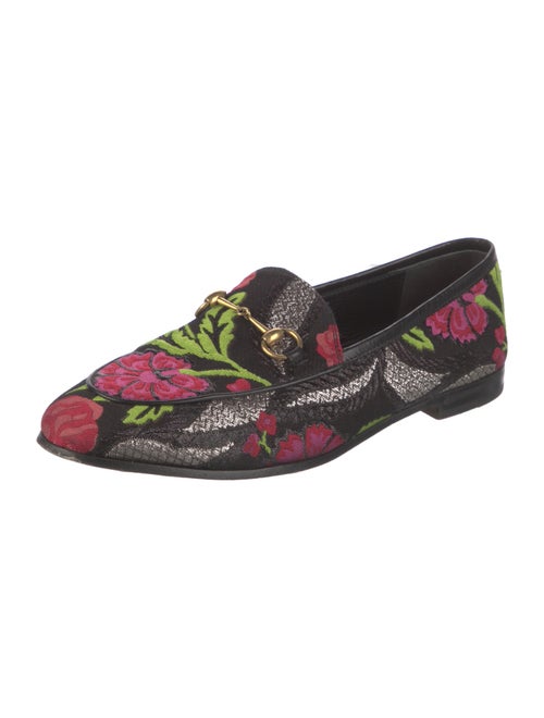 Gucci Floral Print Loafers