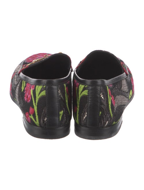 Gucci Floral Print Loafers