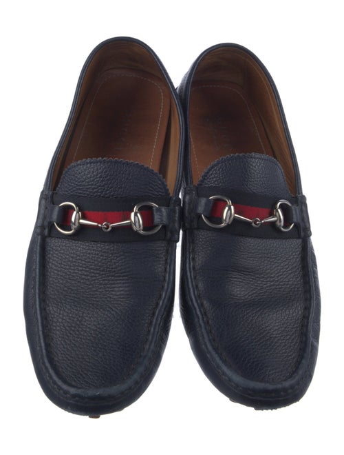 Gucci 1955 Horsebit Accent Leather Drivers