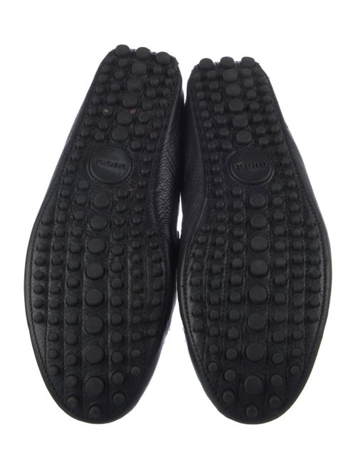 Gucci Web Accent Leather Drivers