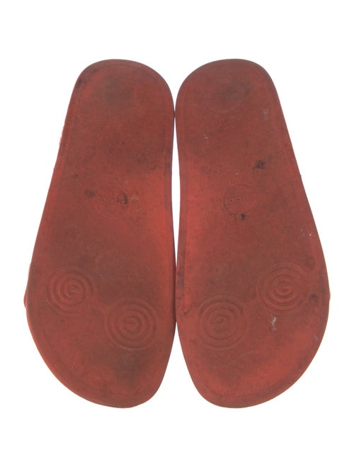 Gucci Interlocking G Logo Rubber Slides