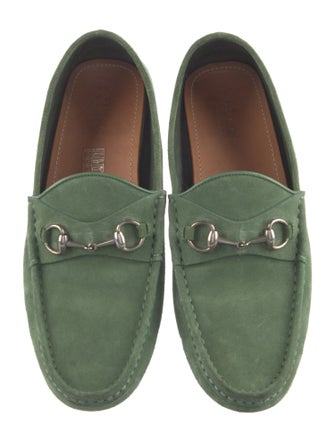 Gucci 1955 Horsebit Accent Suede Drivers