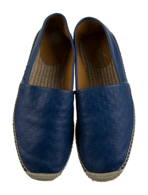 Gucci Microguccissima Pattern Leather Espadrilles
