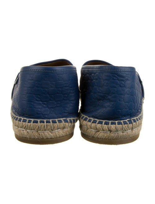 Gucci Microguccissima Pattern Leather Espadrilles