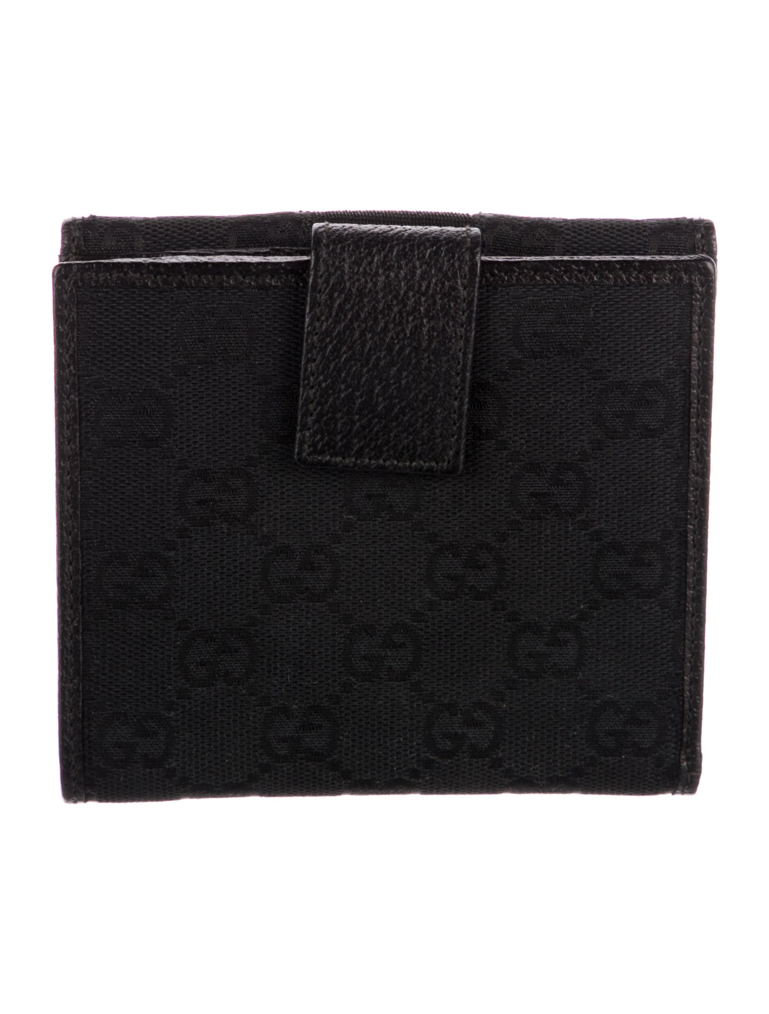 Gucci Vintage GG Canvas Compact Wallet