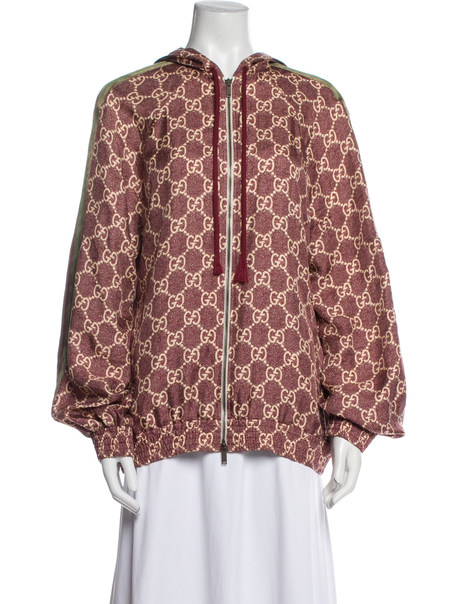 Gucci Silk Floral Print Jacket