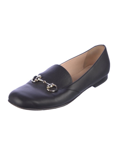 Gucci Horsebit Accent Leather Loafers
