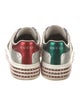 Gucci Web Accent Leather Sneakers
