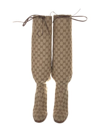 Gucci GG Canvas Canvas Boots