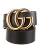 Gucci Running GG Logo Leather Belt