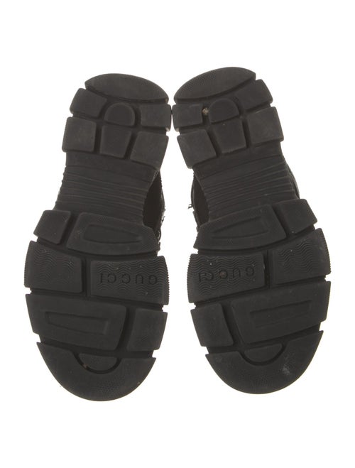 Gucci Leather Combat Boots