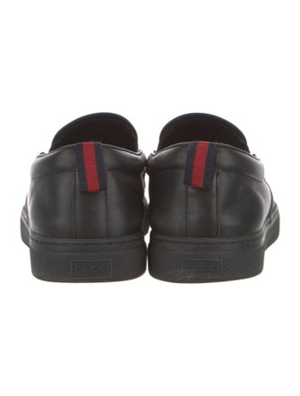 Gucci Horsebit Accent Leather Loafers
