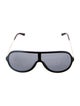 Gucci Web Accent Shield Sunglasses
