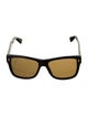 Gucci Web Accent Wayfarer Sunglasses
