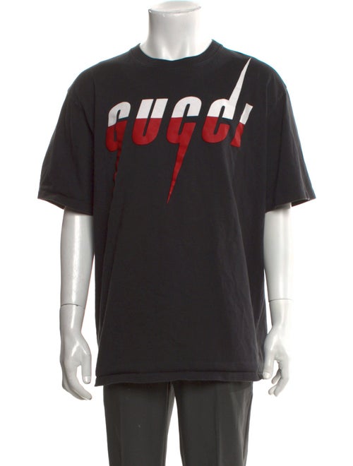 Gucci Graphic Print Crew Neck T-Shirt