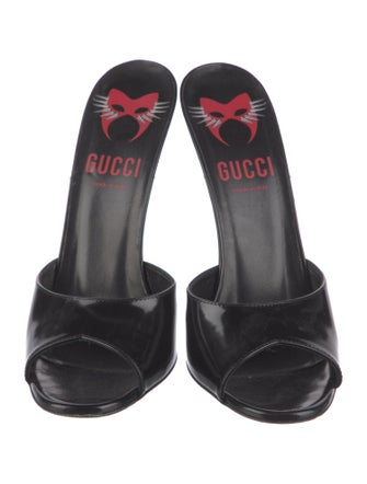 Gucci Leather Slides
