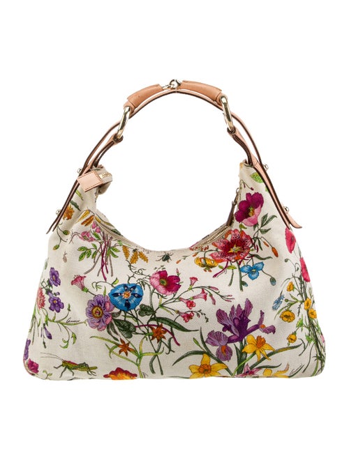 Gucci Flora Horsebit Chain Medium