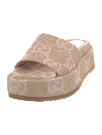 Gucci GG Canvas Canvas Slides