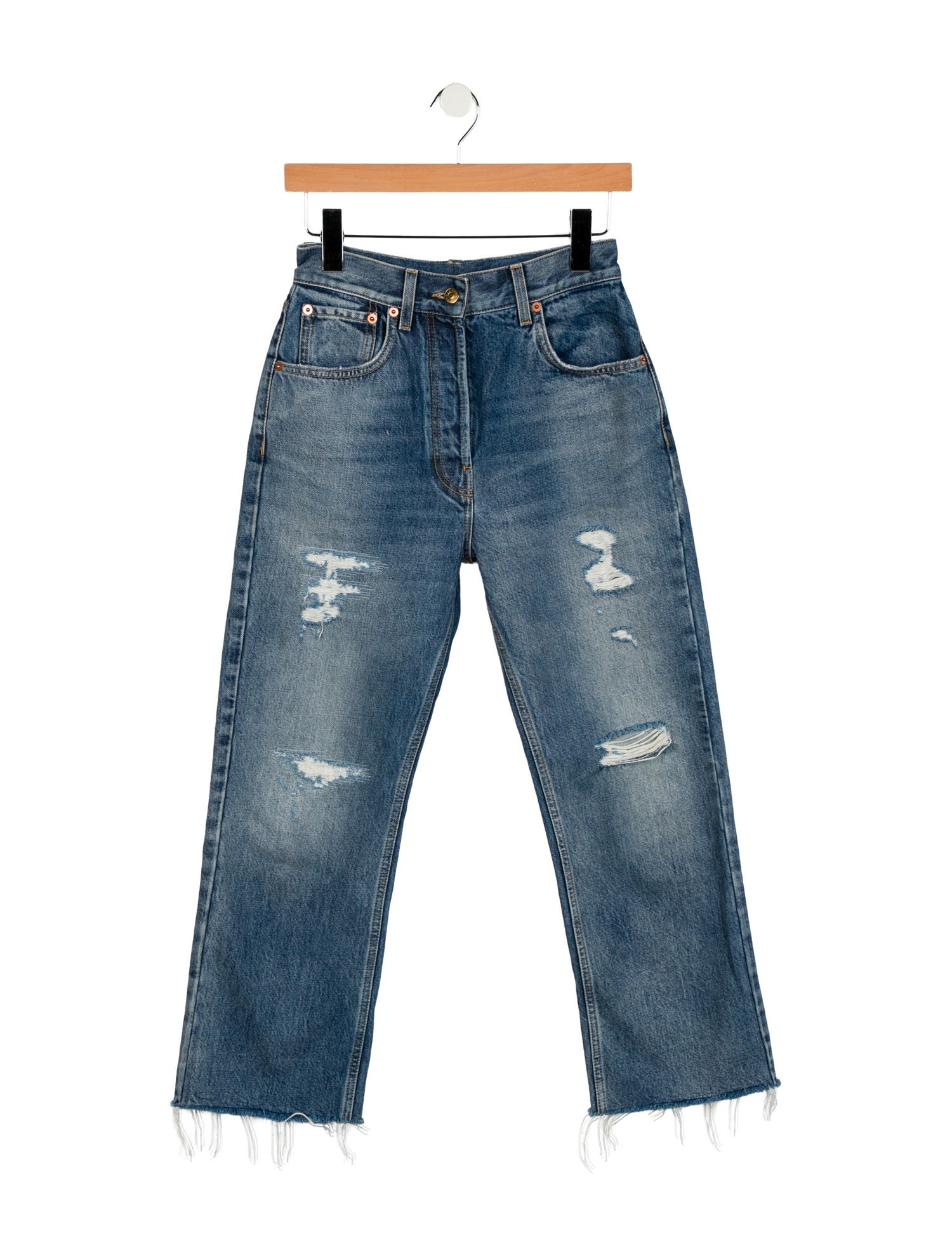 Gucci High-Rise Wide Leg Jeans