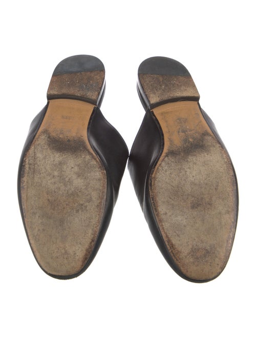 Gucci Horsebit Accent Leather Mules