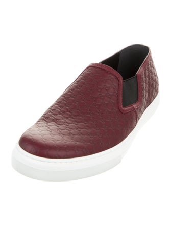 Gucci Microguccissima Pattern Leather Sneakers