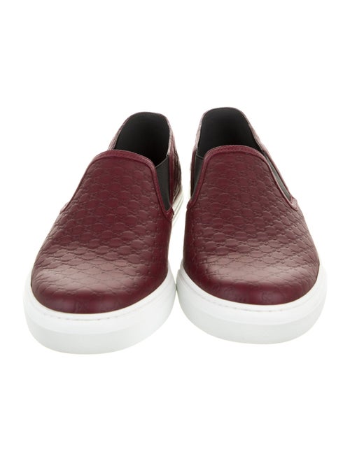 Gucci Microguccissima Pattern Leather Sneakers
