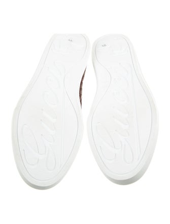 Gucci Microguccissima Pattern Leather Sneakers