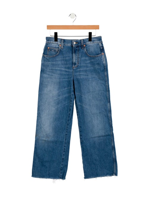 Gucci Mid-Rise Wide Leg Jeans