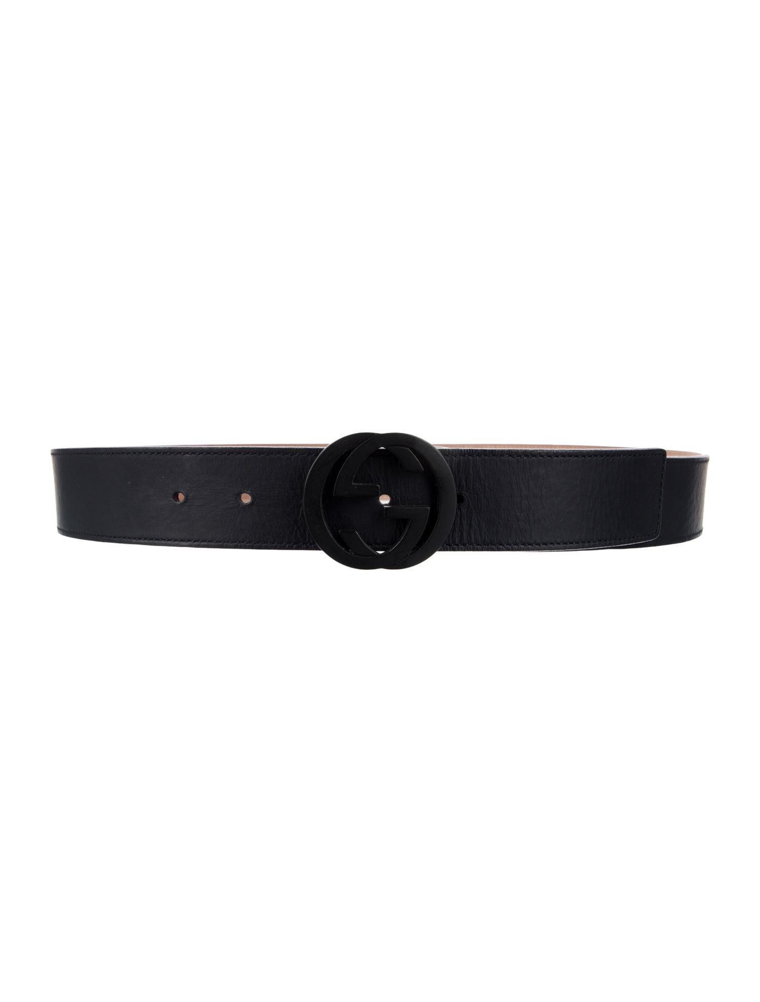 Gucci Interlocking G Logo Leather Belt