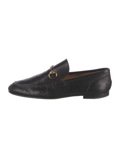 Gucci Horsebit Accent Leather Dress Loafers