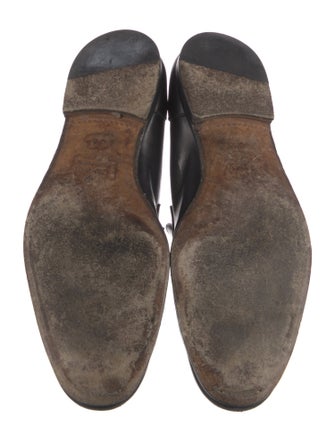 Gucci Horsebit Accent Leather Dress Loafers