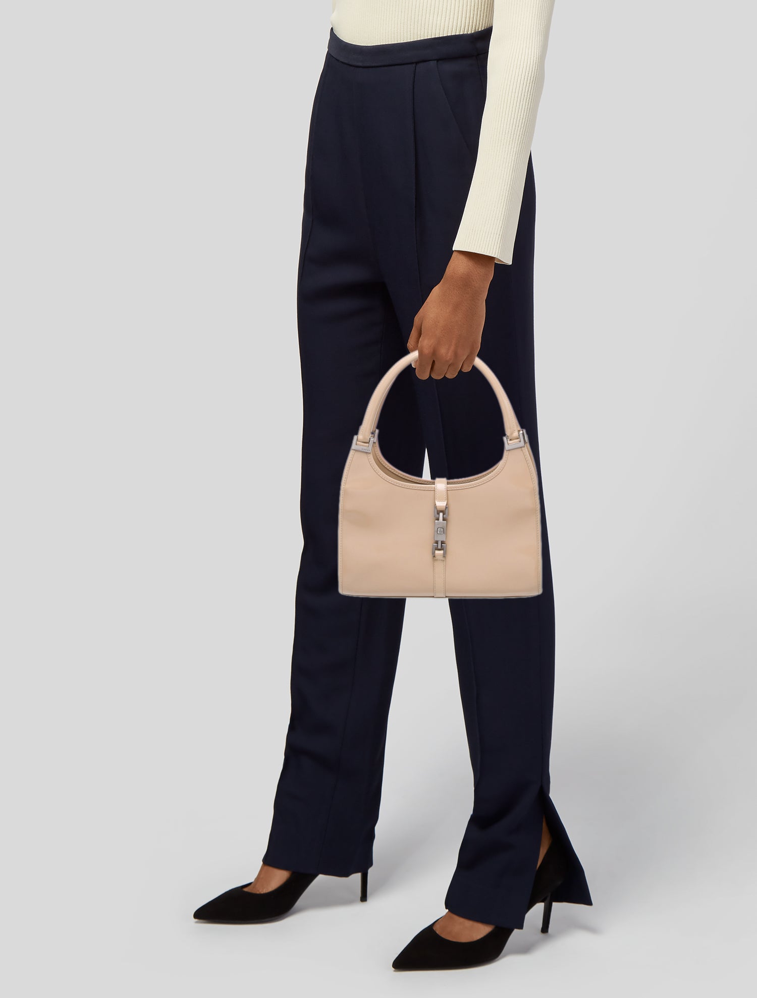 Gucci Piston Lock Bardot Vintage