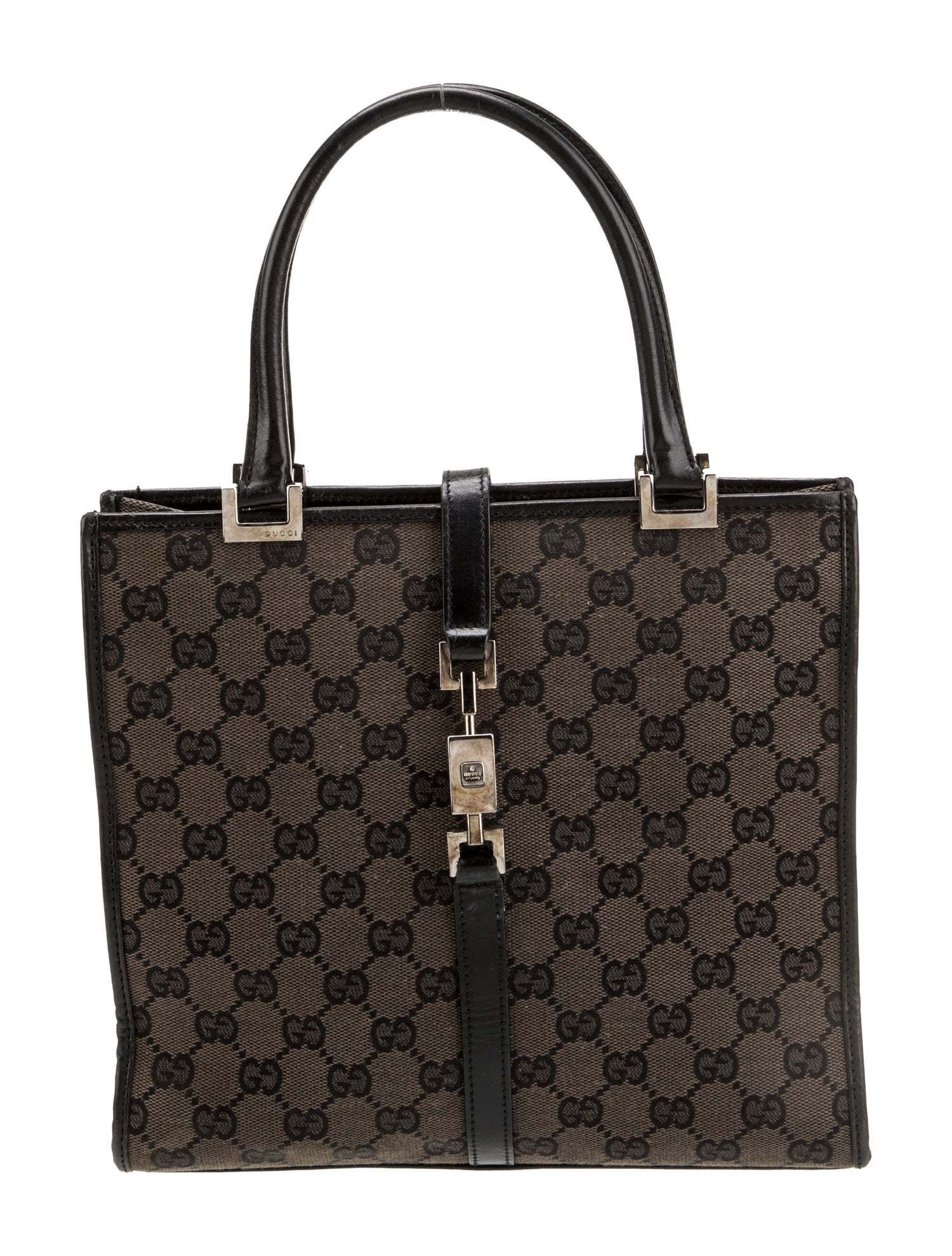 Gucci GG Canvas Top Handle Bag Vintage