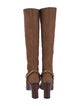 Gucci Horsebit Accent Leather Riding Boots