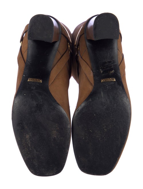 Gucci Horsebit Accent Leather Riding Boots