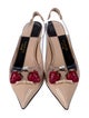 Gucci Patent Leather Slingback Pumps