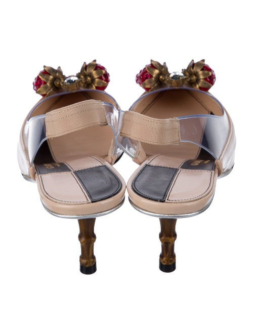 Gucci Patent Leather Slingback Pumps