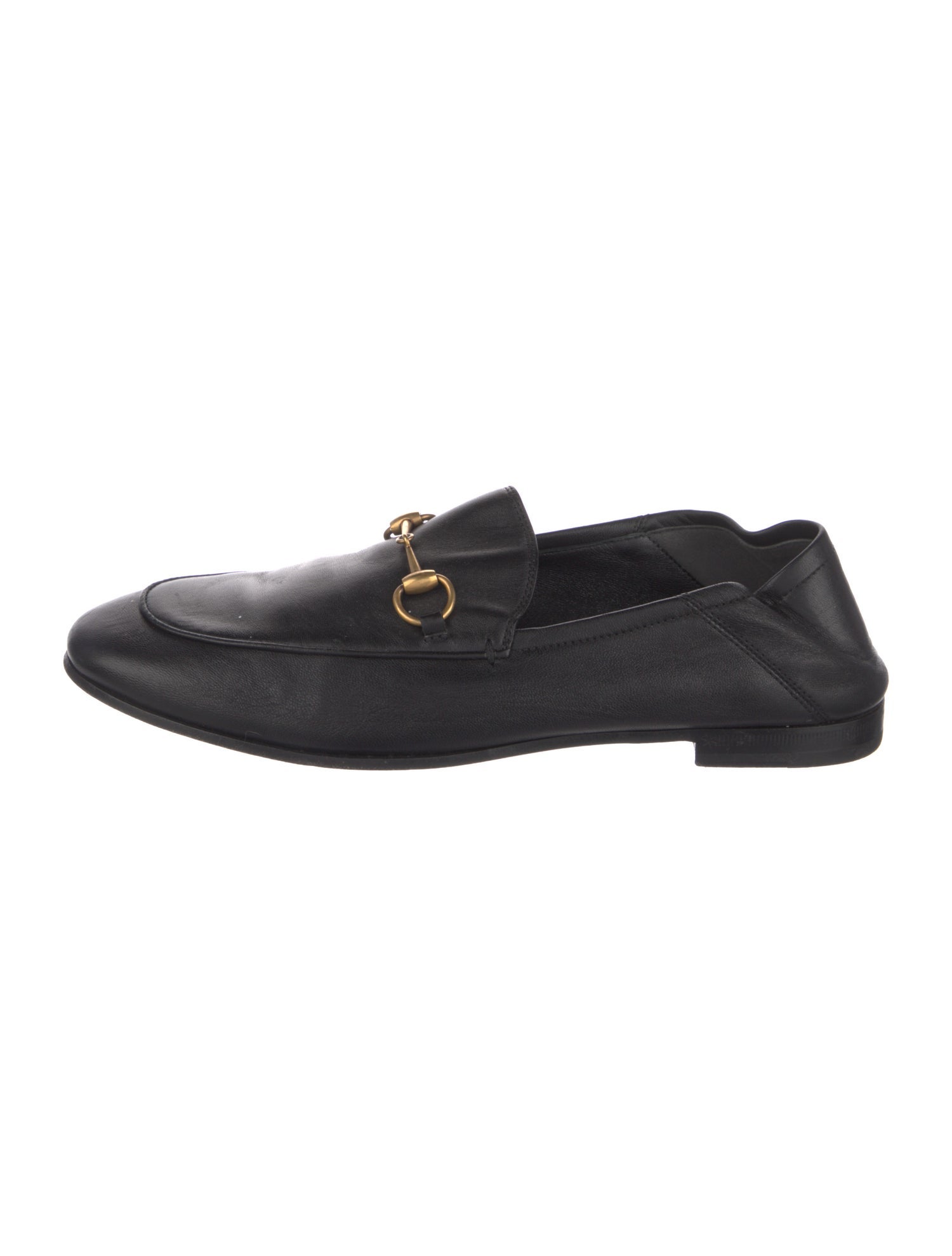 Gucci Horsebit Accent Leather Loafers